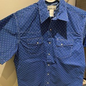Wrangler short sleeve pearl snap